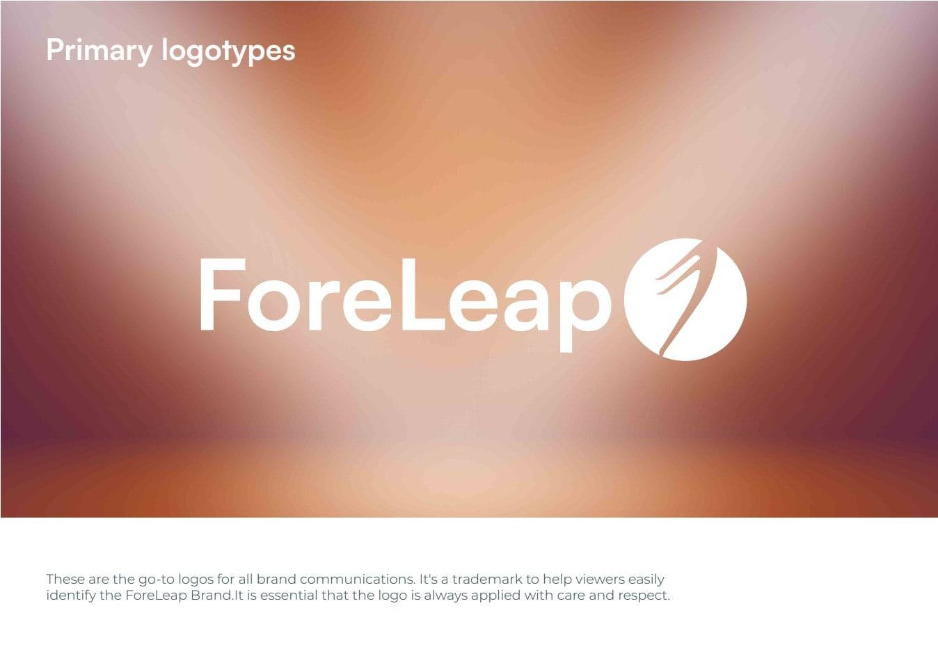 Foreleap Brand Guidelines — execution